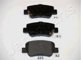 Гальмівні колодки, дискове гальмо (набір) JAPANPARTS PP223AF