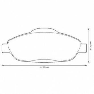 Гальмівні колодки, дискові JURID 573241JC