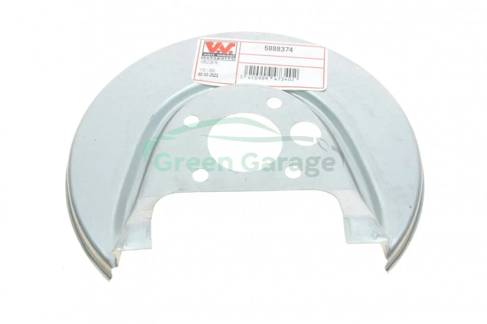 Защита тормозного диска Golf IV /Audi,Seat,Skoda REAR RIGHT (пр-во) Van Wezel 5888374 (фото 1)