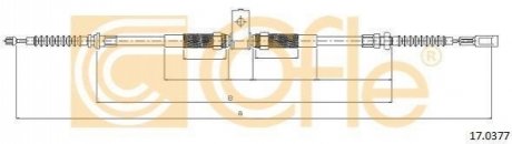 Трос ручника COFLE 170377