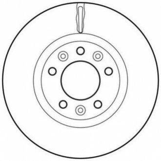 Гальмівний диск JURID 562733JC (фото 1)