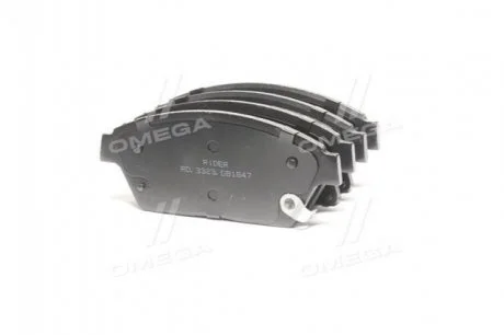 Колодка гальм. диск. OPEL ASTRA J 10-, CHEVROLET CRUZE передн./задн. RIDER RD3323DB1847