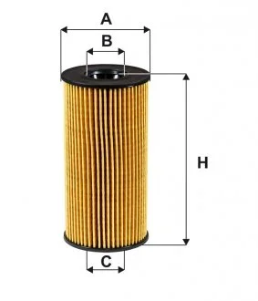 Фильтр масляный RENAULT DOKKER, DUSTER II 1.5 BLUE DCI 18- (пр-во -FILTERS) WIX WL7568