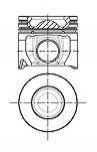 Поршень NURAL 8743360000