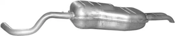 Глушник Skoda Octavia 1.8i-20V,2.0i/Seat Toledo 1.8i Turbo-20V 98-05/VW Bora1.6FSi 01-05,2.0i 98-05/Golf IV 1.6FSi 01-06,2.0i 99-06 POLMOstrów 2455 (фото 1)