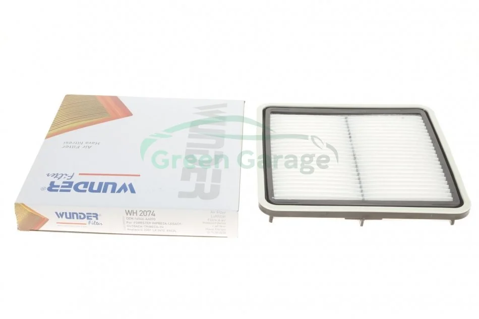 Фільтр повітряний Subaru Forester/Impreza/Legacy 1.6-3.6i 03- WUNDER WH2074 (фото 1)