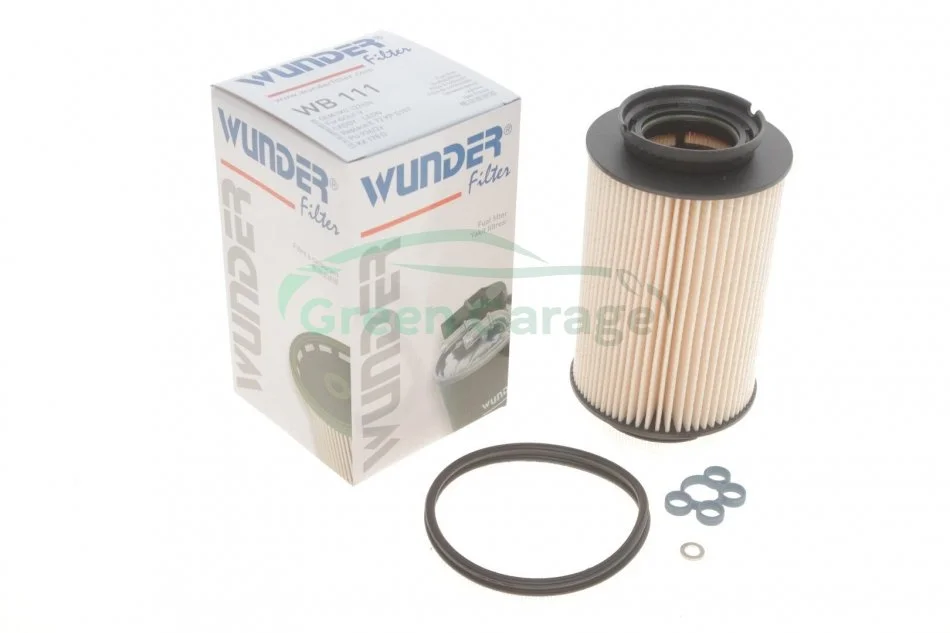 Фільтр паливний VW Caddy 1.9TDI-2.0SDI (5 болтов) WUNDER WB111 (фото 1)