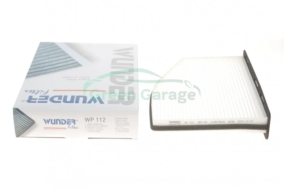 Фільтр повітря (салону) VW Caddy 1.9TDI 03- WUNDER WP112 (фото 1)