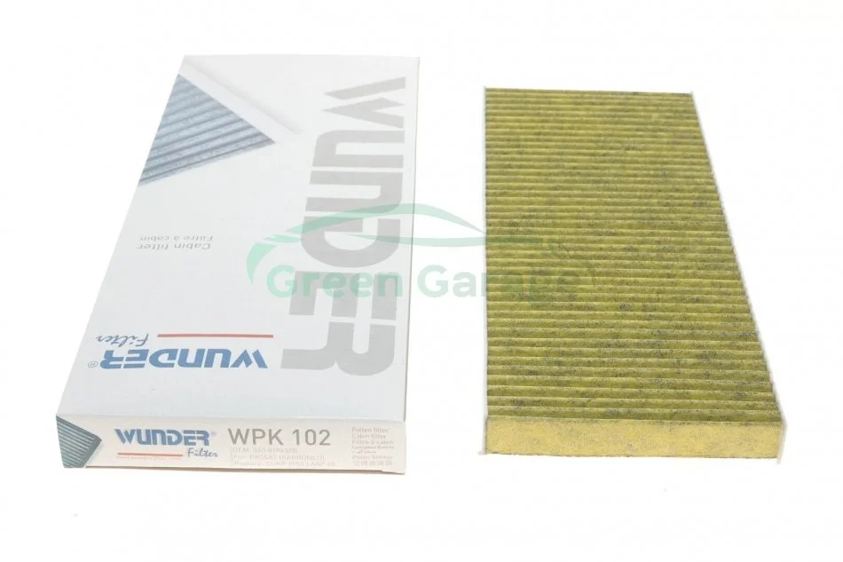 Фільтр повітря (салону) WUNDER WPK102 (фото 1)