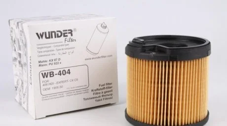 Фільтр паливний WUNDER WB 404