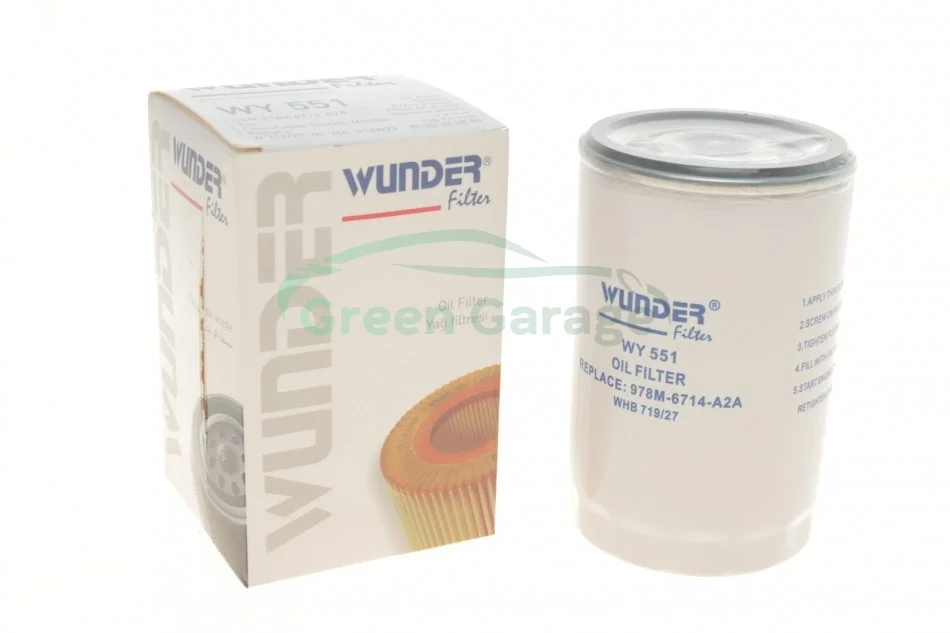Фільтр масляний WUNDER WY 551 (фото 1)