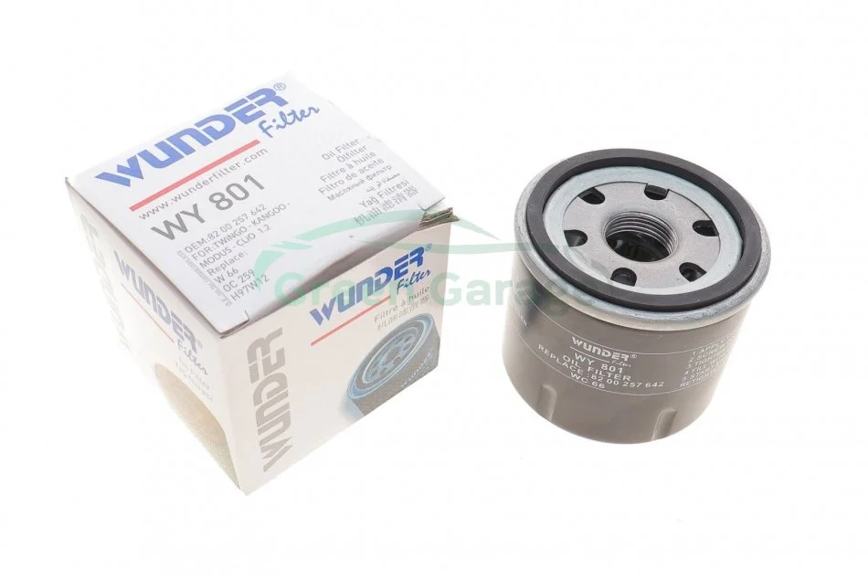 Фільтр масляний WUNDER WY 801 (фото 1)