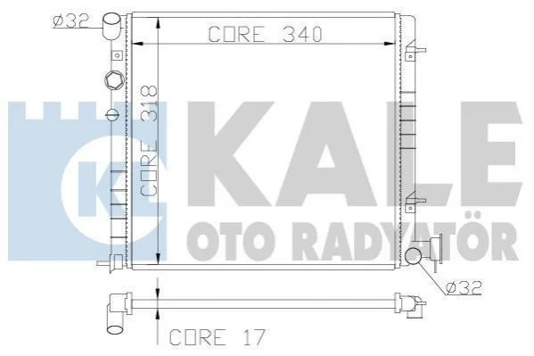 Теплообмінник KALE 372500 (фото 1)