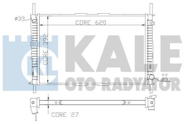 Теплообмінник KALE 368700 (фото 1)