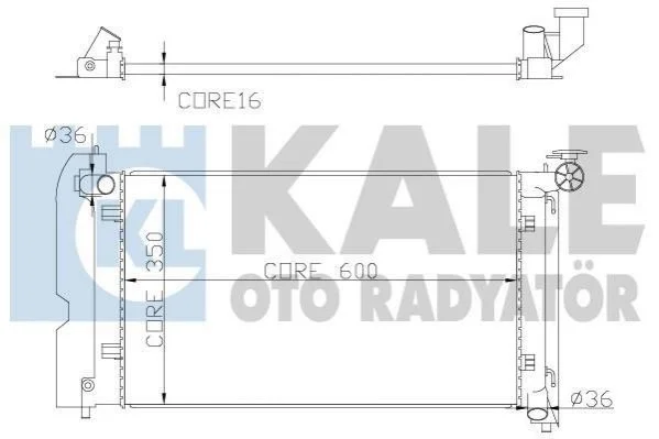 Теплообмінник KALE 366800 (фото 1)