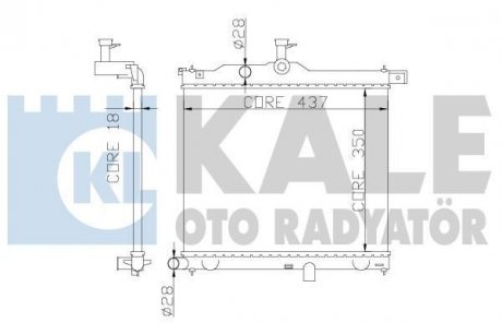 Теплообмінник KALE 358300 (фото 1)