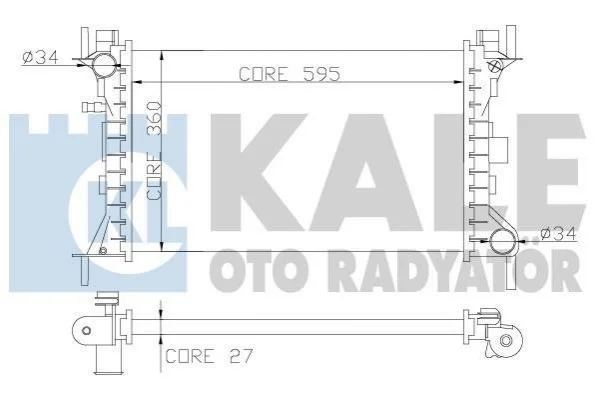 Теплообмінник KALE 349700 (фото 1)