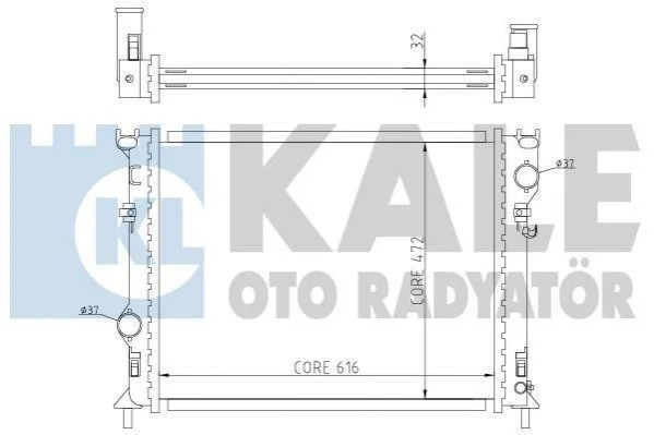 Теплообмінник KALE 341940 (фото 1)