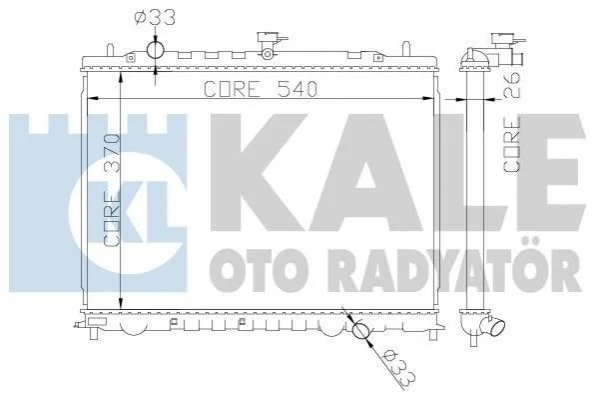 Теплообмінник KALE 374300 (фото 1)