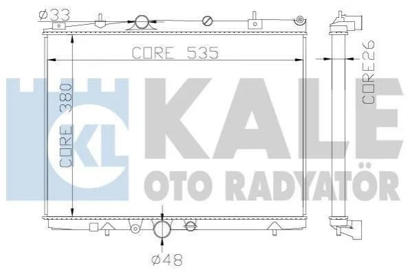 Теплообмінник KALE 364500 (фото 1)