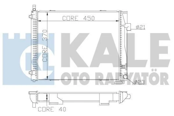 Теплообмінник KALE 361900 (фото 1)