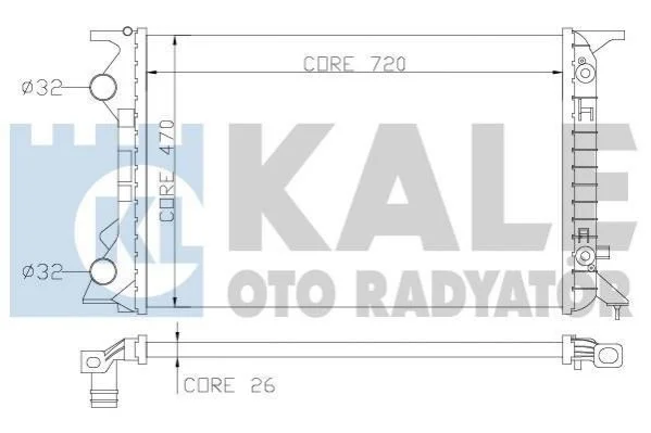 Теплообмінник KALE 353400 (фото 1)
