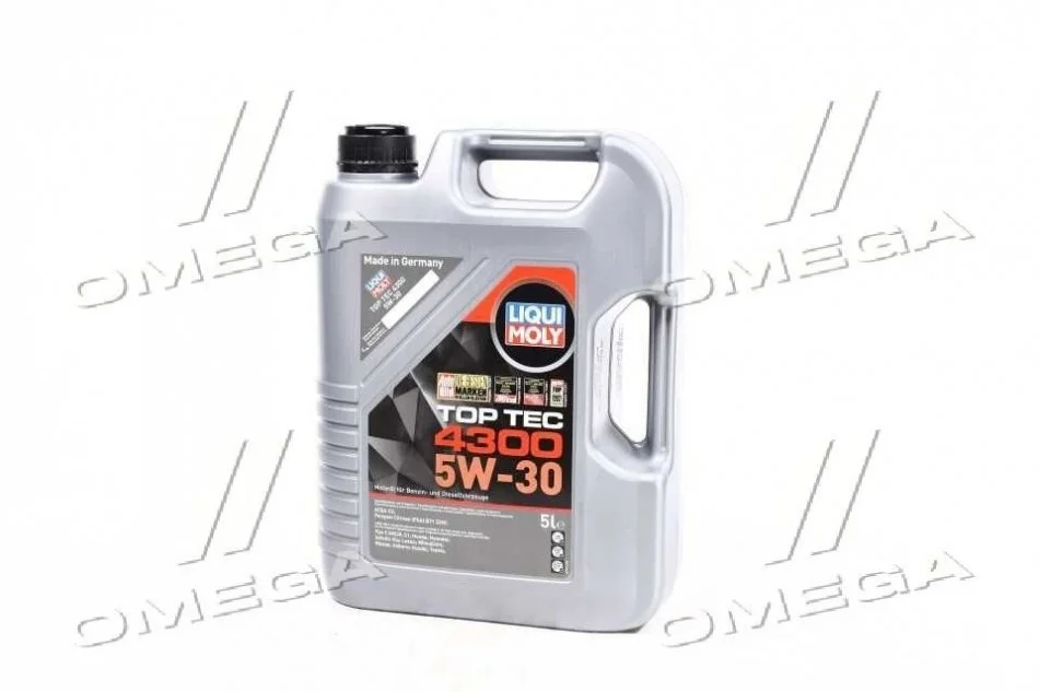 Масло моторн. Liqui Moly TOP TEC 4300 5W-30 (Канистра 5л) LIQUI MOLY 8031/2324 (фото 1)