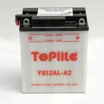 Мотоакумулятор TOPLITE YB12ALA (фото 1)
