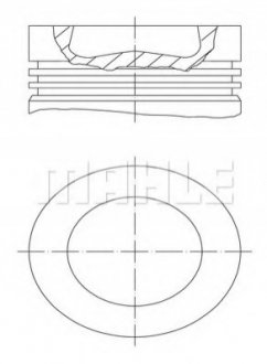 Поршень 81.01mm STD Audi A3, A4, A4, A5, A6, Q5, TT Seat Altea, Altea XL, Exeo, Leon, Toledo III Skoda Octavia, SuperB, Yeti 2.0TDI 09- MAHLE / KNECHT 028PI00100000