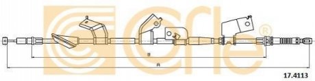 Трос стояночного гальма лівий COFLE 174113