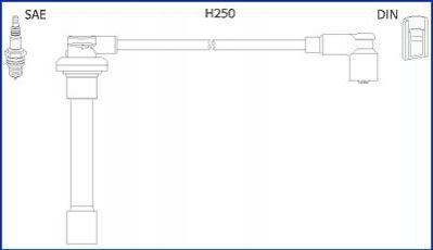 Комплект электропроводки HITACHI 134520