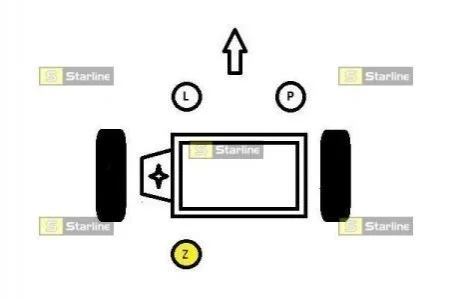 Опора двигателя и КПП STARLINE SM0460