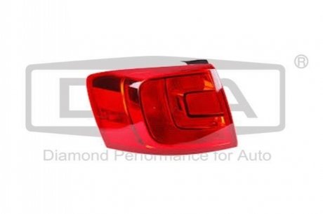Tail light for vehicles without rear fog light DPA 89451078102