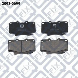 Колодки гальмівні передні дискові Q-fix Q0930699