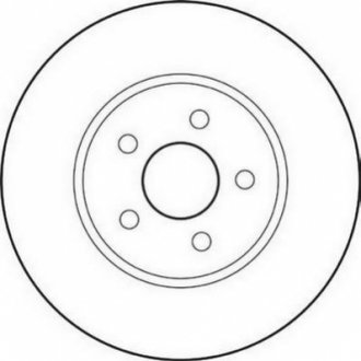 Гальмівний диск JURID 562180JC
