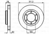 Гальмівний диск BOSCH 0986478580 (фото 1)