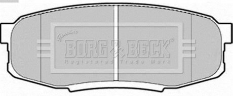 - Гальмівні колодки до дисків BORG & BECK BBP2244