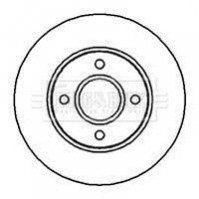 - Диск гальмівний (2 шт) BORG & BECK BBD4983