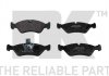 Гальмівнi колодки диск.Opel Astra F 91-98/Kadett E 87-93/Vectra A/B 88-03 NK 223607 (фото 1)