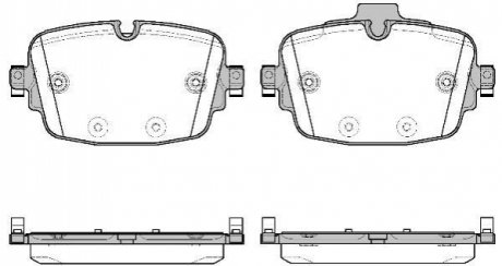 Гальмівні колодки дискові ROADHOUSE 21739.00
