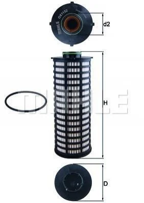 (KNECHT) MAHLE / KNECHT OX1152D (фото 1)
