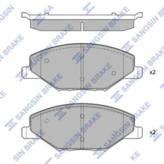 Комплект гальмівних колодок - дискові Hi-Q (SANGSIN) SP1595