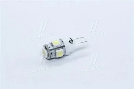 Лампа LED б / ц габарит і панель приладів T10-5SMD W2.1x9.5d 12V WHITE <>... TEMPEST Tmp14T1012V