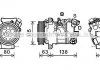 Компрессор кондиционера Renault Megane/Scenic 1.4/1.6/2.0 dCi 09- AVA COOLING RTAK491 (фото 1)
