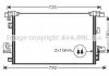 Конденсор кондиціонера P4007/OUTLANDER/C-CROSS (Ava) AVA COOLING MT5210D (фото 1)
