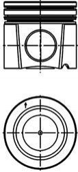 Поршень KOLBENSCHMIDT 40310600