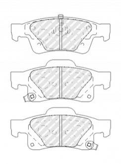 Гальмівні колодки, дискові FERODO FDB4819