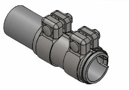 З\'єднувач труб (60,5x95 мм) VOLVO C30, C70 II, S40 II, S60 II, S80 II, V40, V50, V60 I, V70 III, V70 III/KOMBI, XC40, XC60 I, XC70 II, XC90 I, XC90 II AUDI A1, A3, A4 B5, A5 1.2-6.0 05.89- WALKER 82166 (фото 1)
