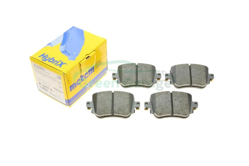 Комплект гальмівних колодок (дискових) METELLI 2209800 (фото 1)