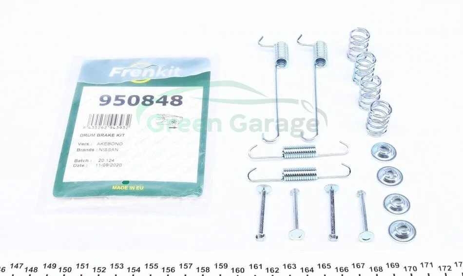Ремкомплект колодок стояночного гальма FRENKIT 950848 (фото 1)